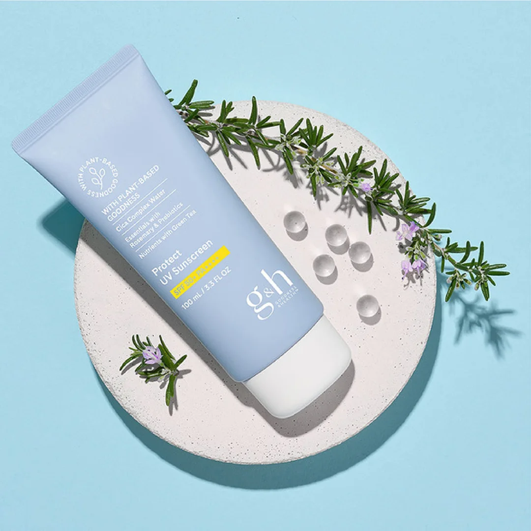 ครีมกันแดดทาตัว จีแอนด์เอช ยูวี โพรเท็คท์ ยูวี ซันสกรีน SPF 50+ PA++++ 100 มล.